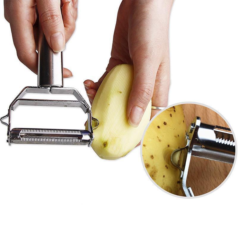 MultiPeeler Edelstahl-Schäler Mit Julienne-Klinge