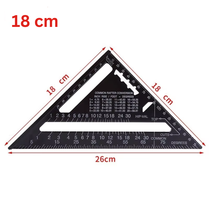 TriangleRuler 17cm Ansicht