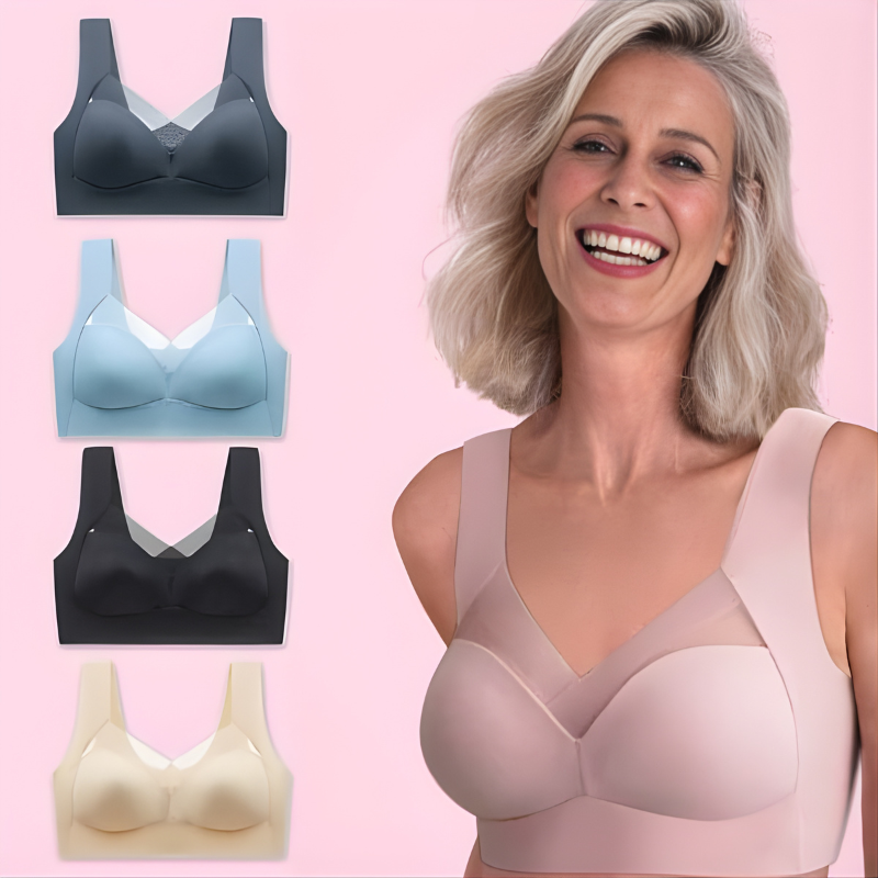 CurveBra Push-Up BH Ohne Bügel, Atmungsaktiv Und Nahtlos