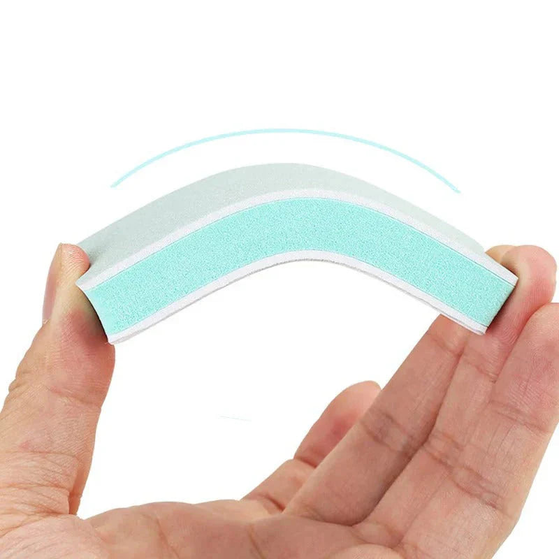 PolishingBlock wird flexibel in der Hand gebogen