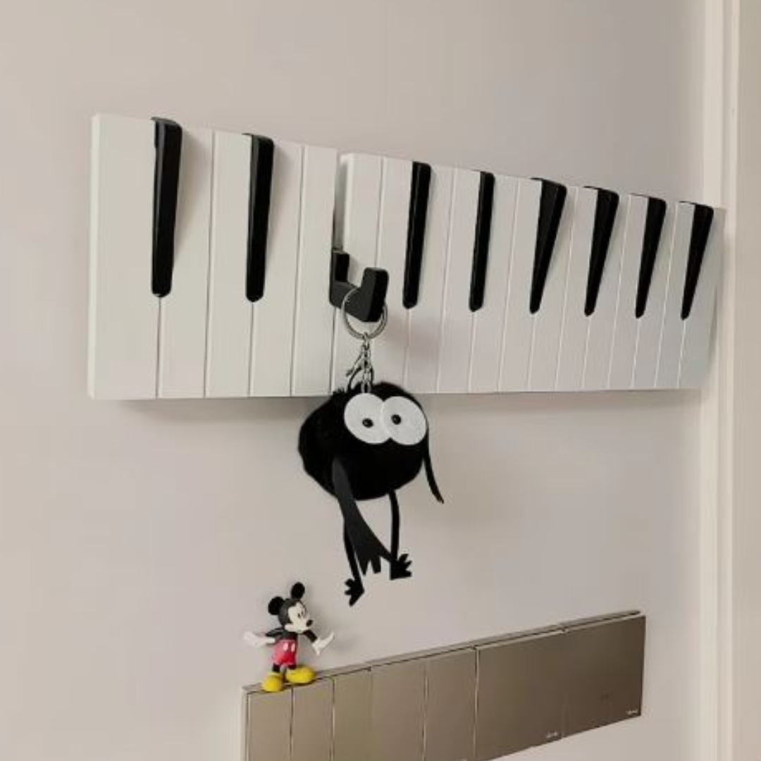 PianoRack Wandgarderobe Im Klavierdesign
