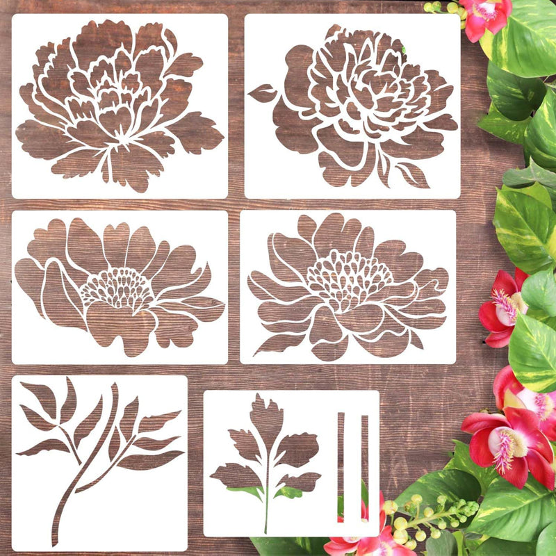 FlowerDecor – Wiederverwendbare DIY-Wandschablonen