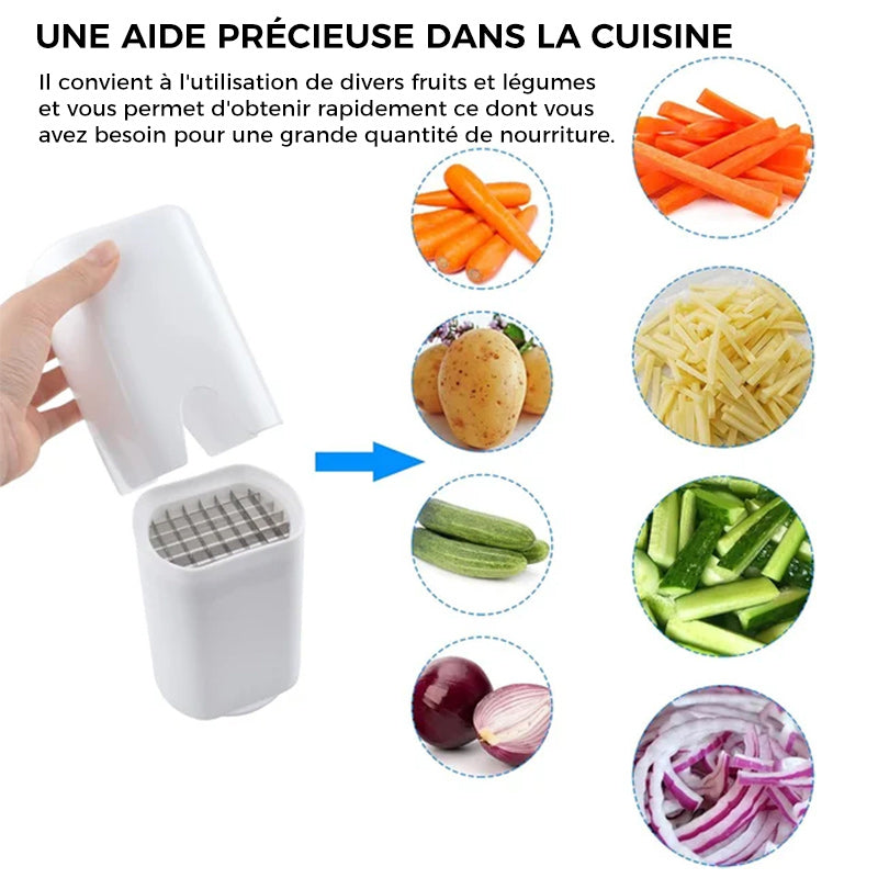 VeggieChopper Edelstahl Gemüsezerkleinerer