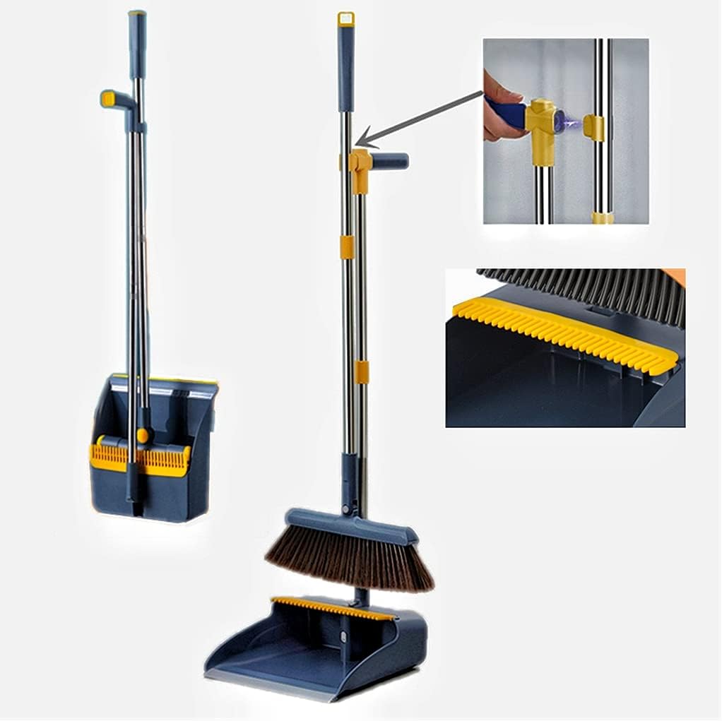 FlexibleBroom Kehrset Detailansicht: Verriegelung und Zahnkamm