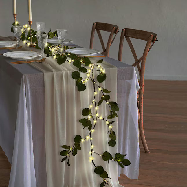 LightLeaf – LED Lichterkette mit Blattdesign, 10m/100 LEDs