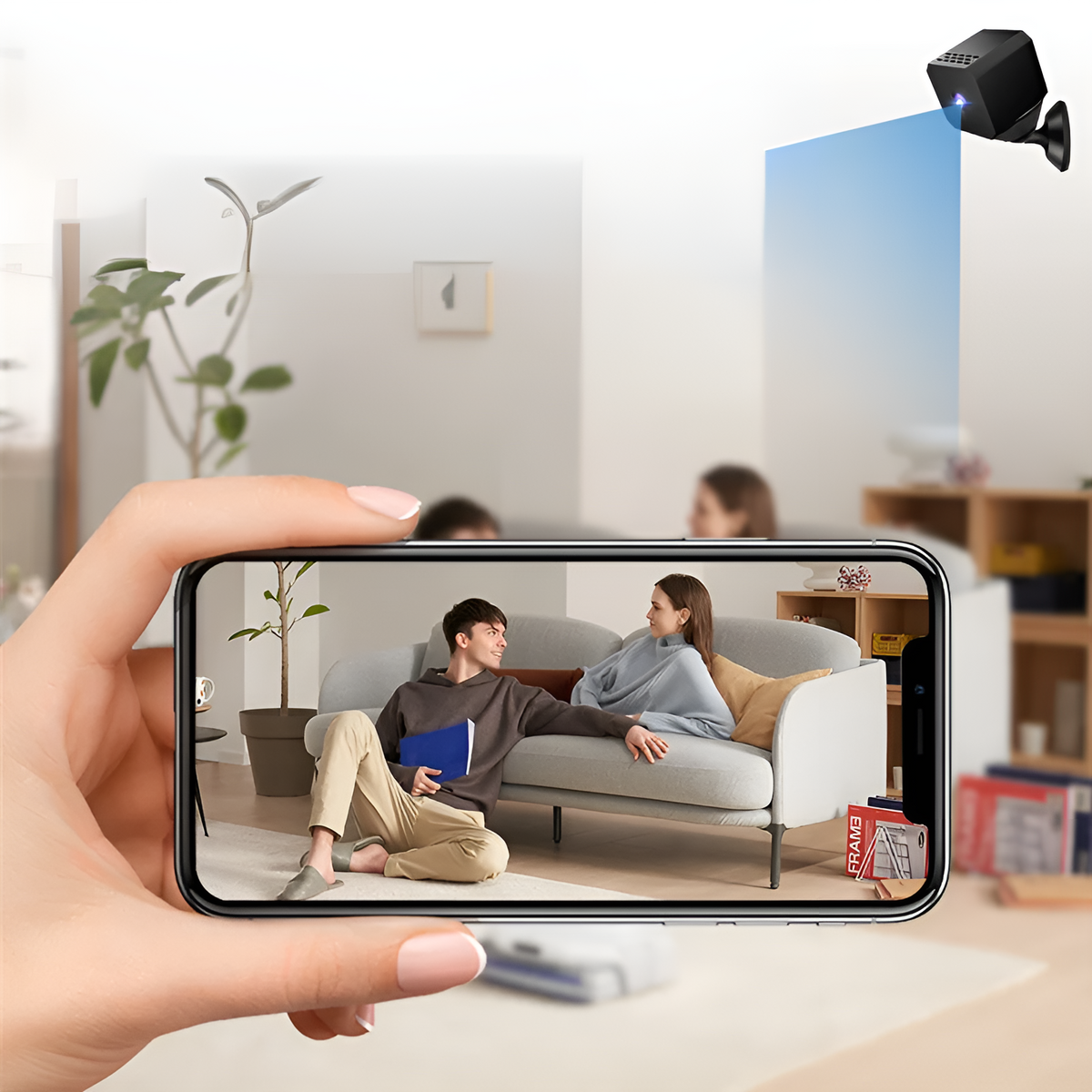 CompactCamera Kabellose HD Nachtsicht-Überwachungskamera