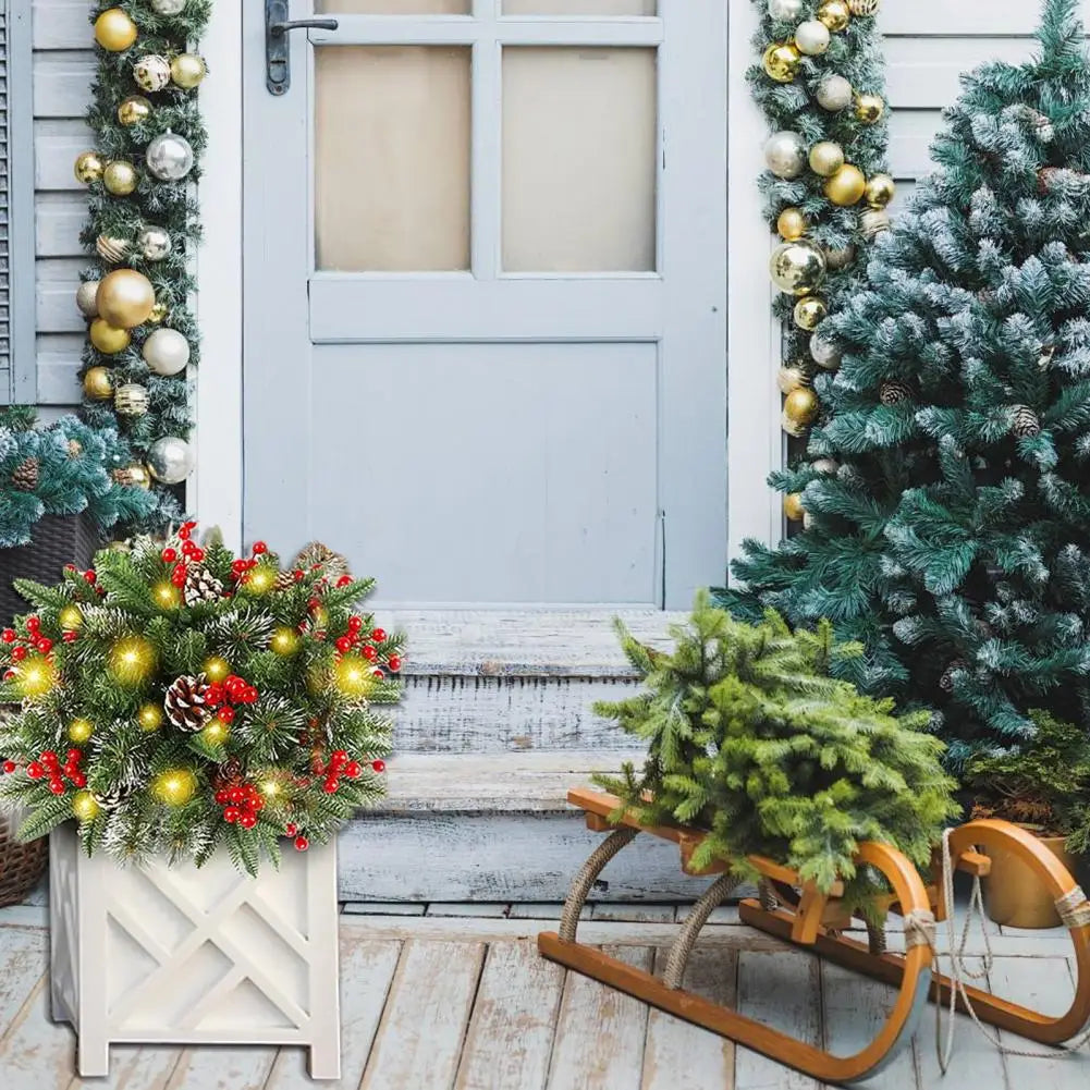 ChristmasBushes – LED-beleuchtete Weihnachtsbüsche für Pflanzgefäße