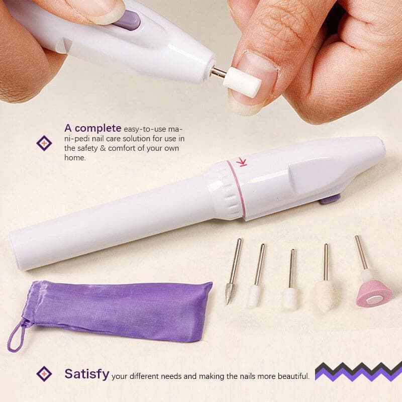 NailPro Nagelfeile in Anwendung