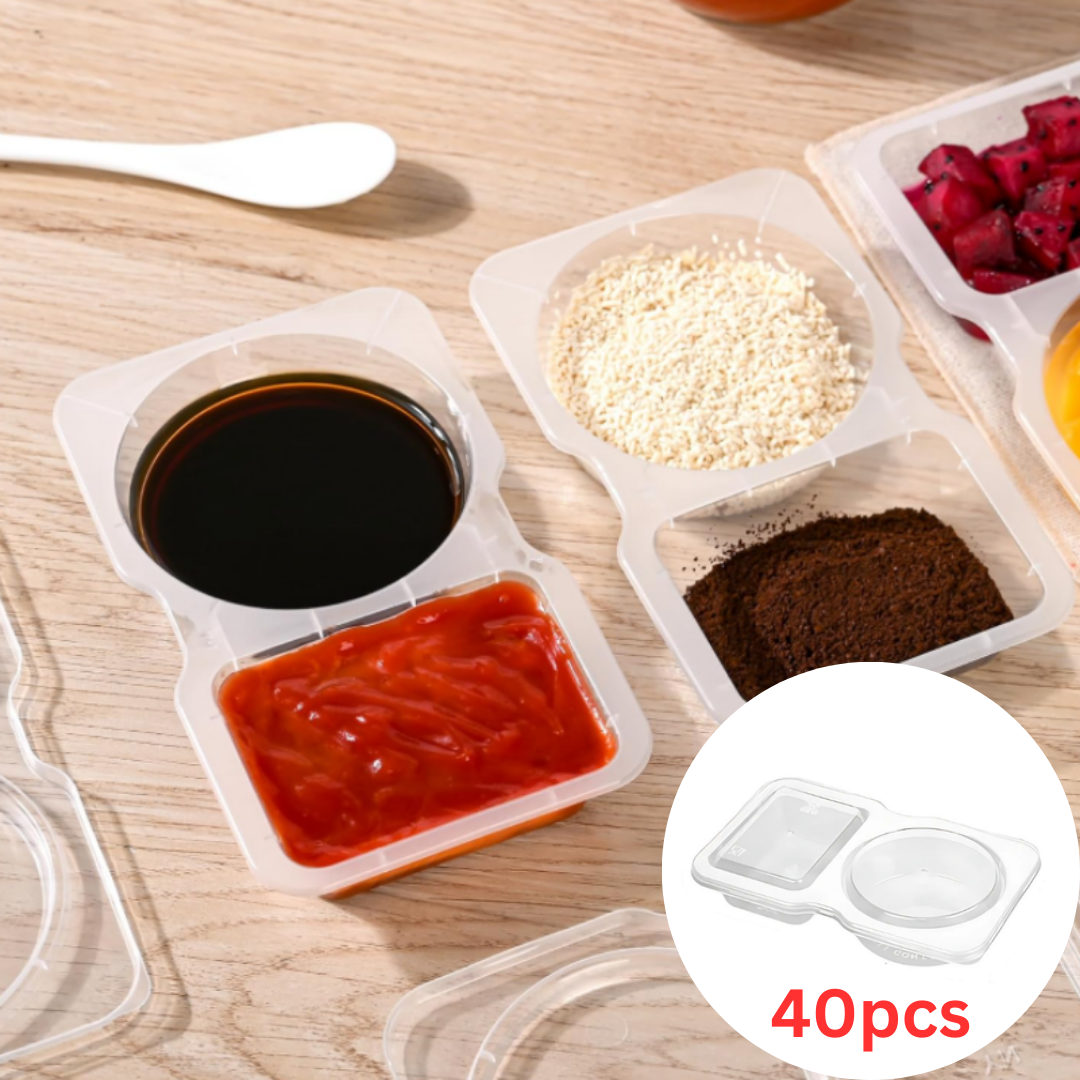 FoodContainer Dual-Abteil Snackbox