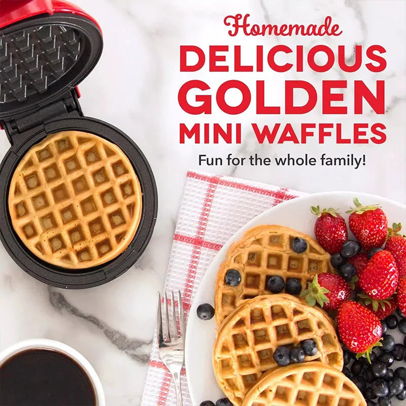WaffleMaker frische goldene Mini-Waffeln