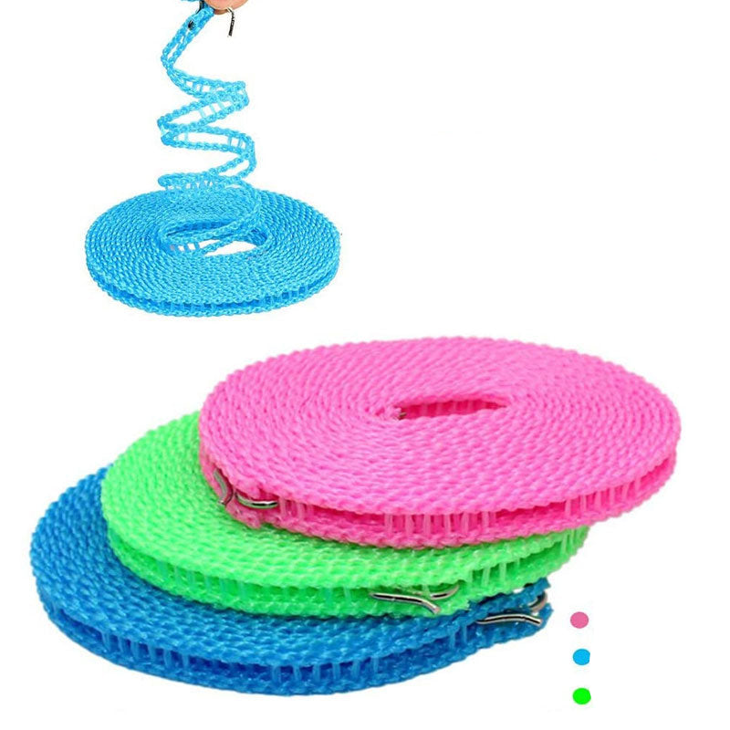 HangingLine – Tragbare Wäscheleine mit Windschutz-Gitter, 5 m