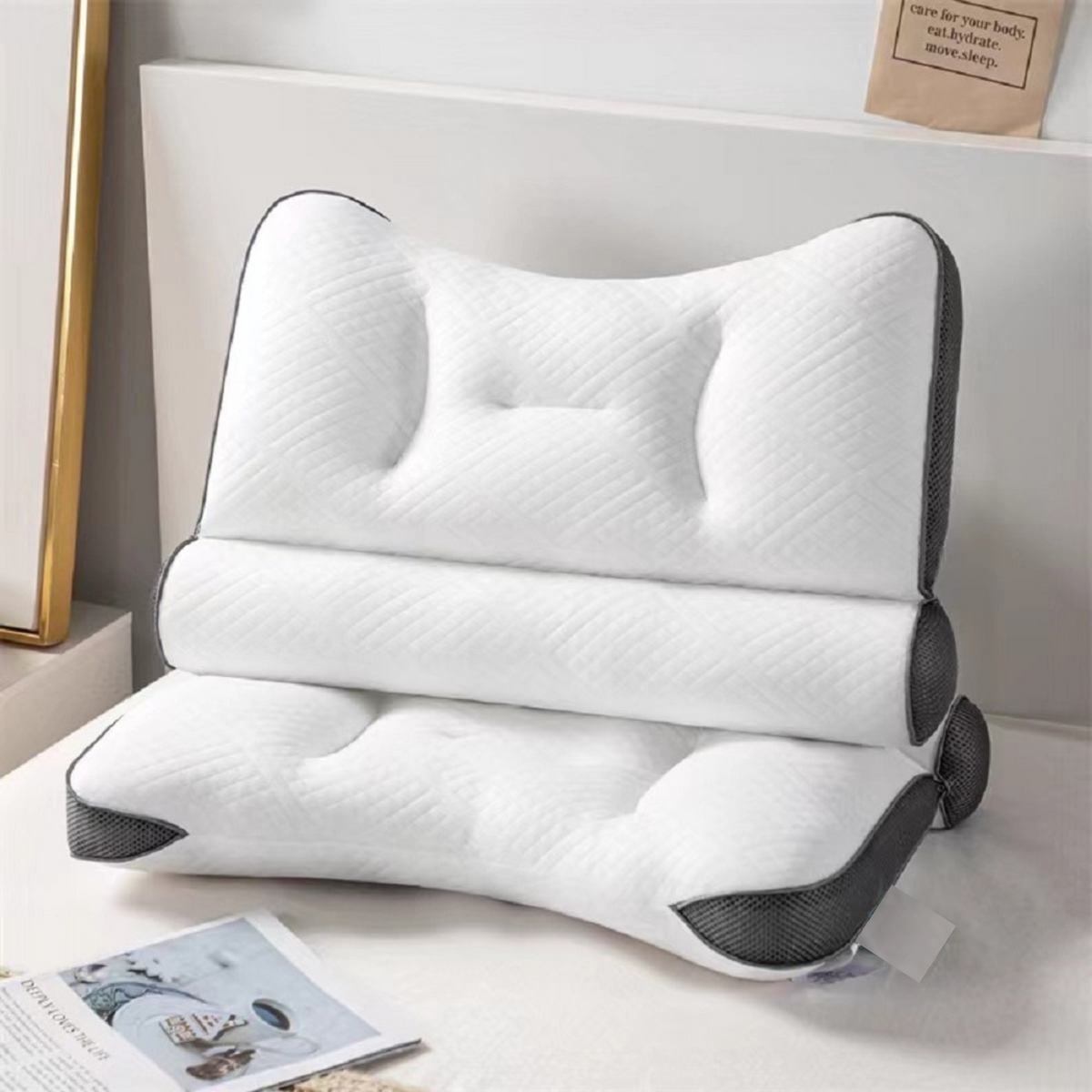 SupportPillow Ergonomisches Nackenstütz-Kopfkissen