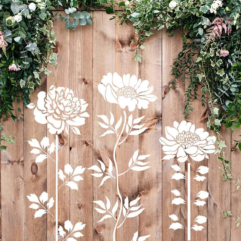 FlowerDecor – Wiederverwendbare DIY-Wandschablonen