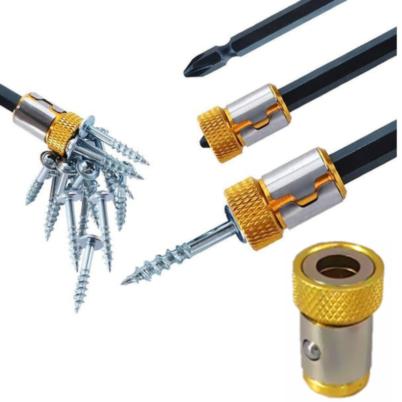 ScrewdriverTip Magnetischer Bithalter, Verstellbarer Ring 2er-Set