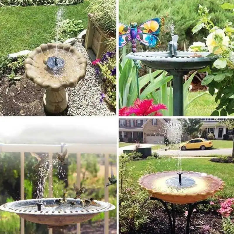 SolarFountain – Schwimmende Solar-Wasserpumpe für den Gartenbrunnen