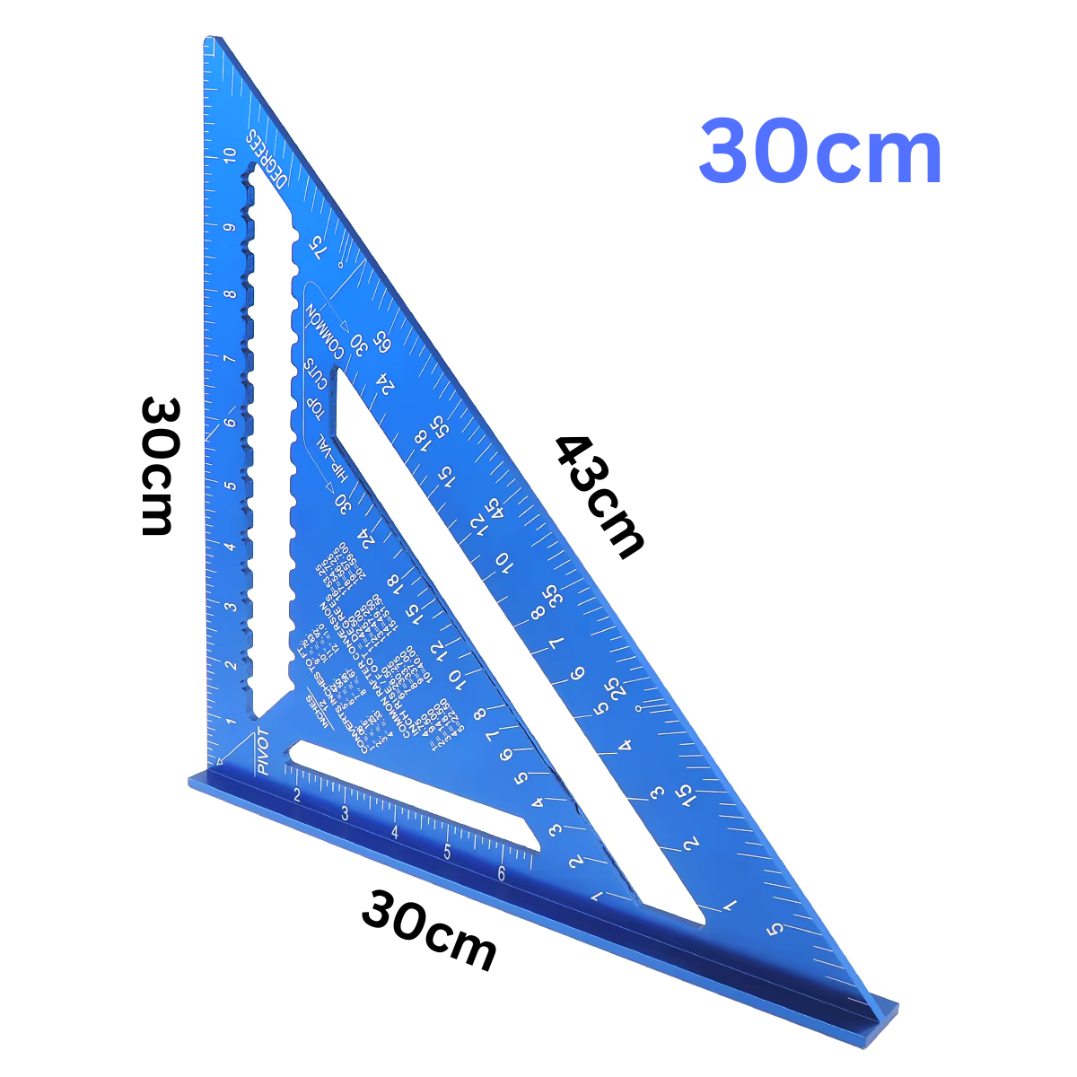 TriangleRuler 30cm Detail