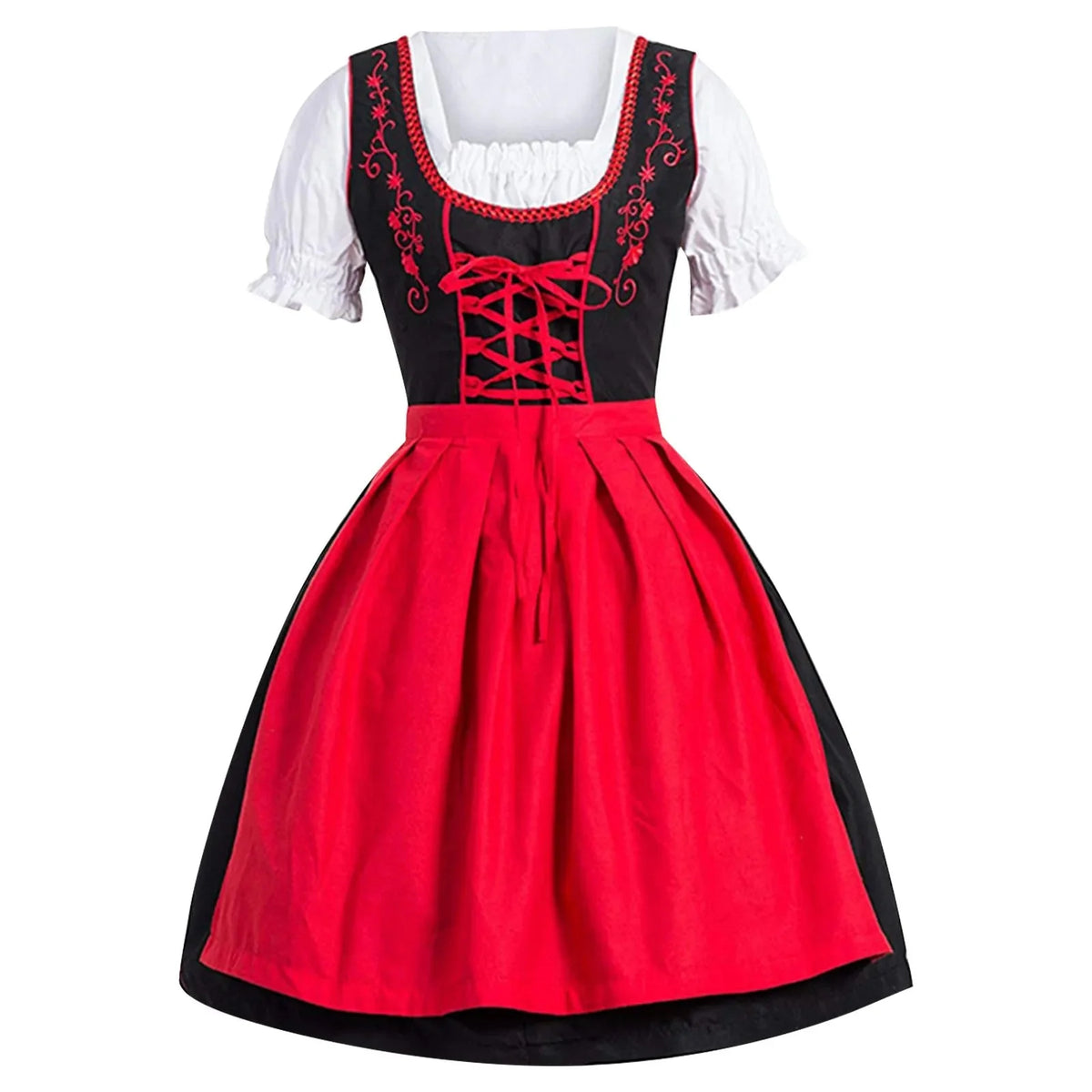 Oktoberfest Kleid Damen Festlich, Trachtenkleid Elegant
