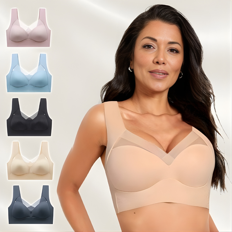 CurveBra Push-Up BH Ohne Bügel, Atmungsaktiv Und Nahtlos