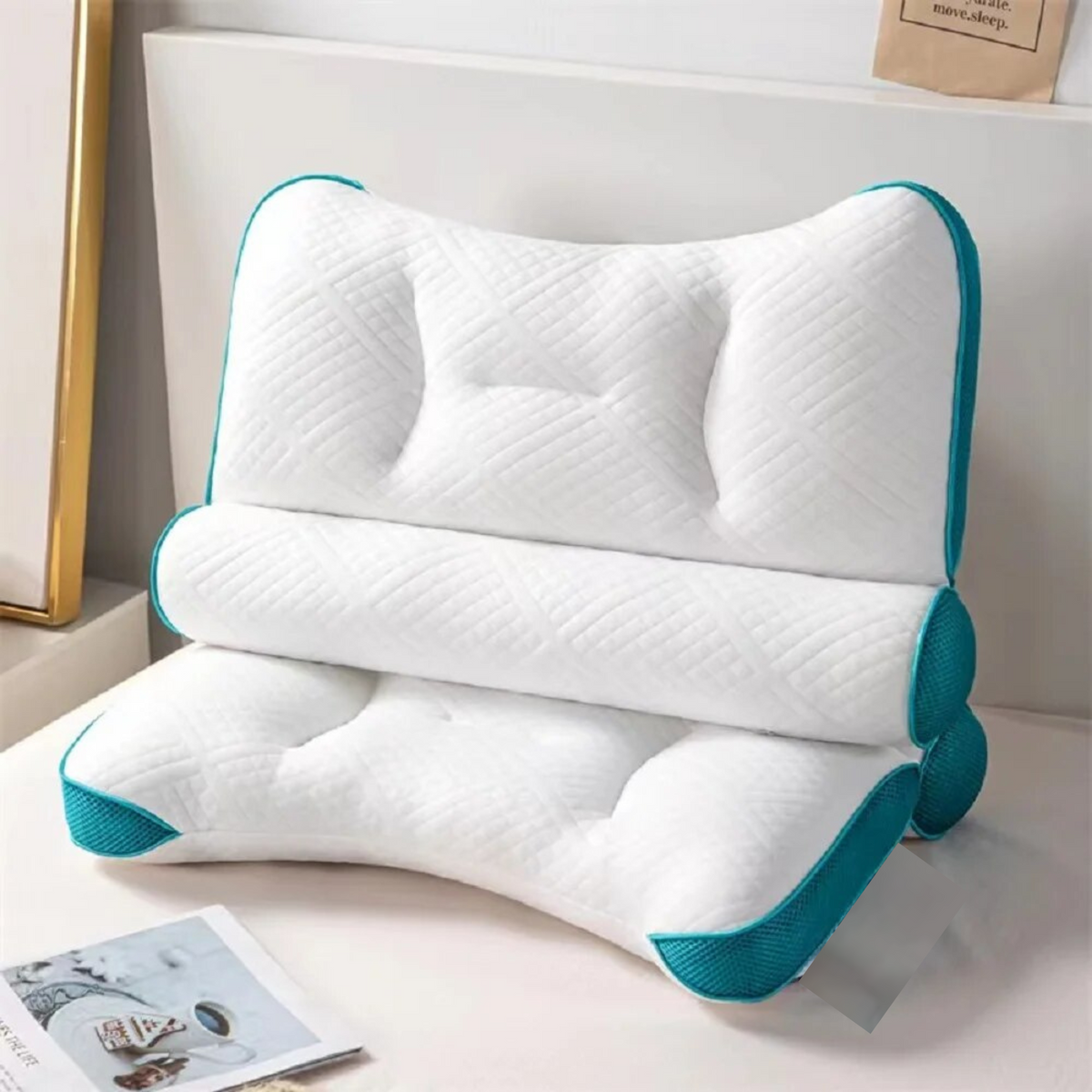 SupportPillow Ergonomisches Nackenstütz-Kopfkissen