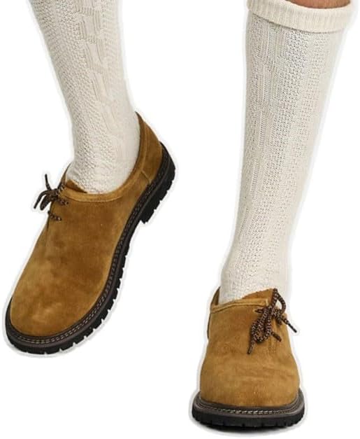 Haferlschuhe Herren Oktoberfest, Trachtenschuhe Leder Dunkelbraun