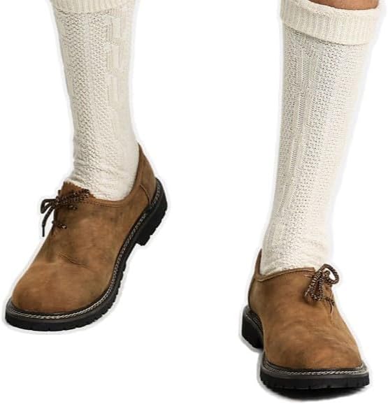 Haferlschuhe Herren Oktoberfest, Trachtenschuhe Leder Dunkelbraun
