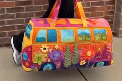 FloraVoyage Reisetasche im Einsatz