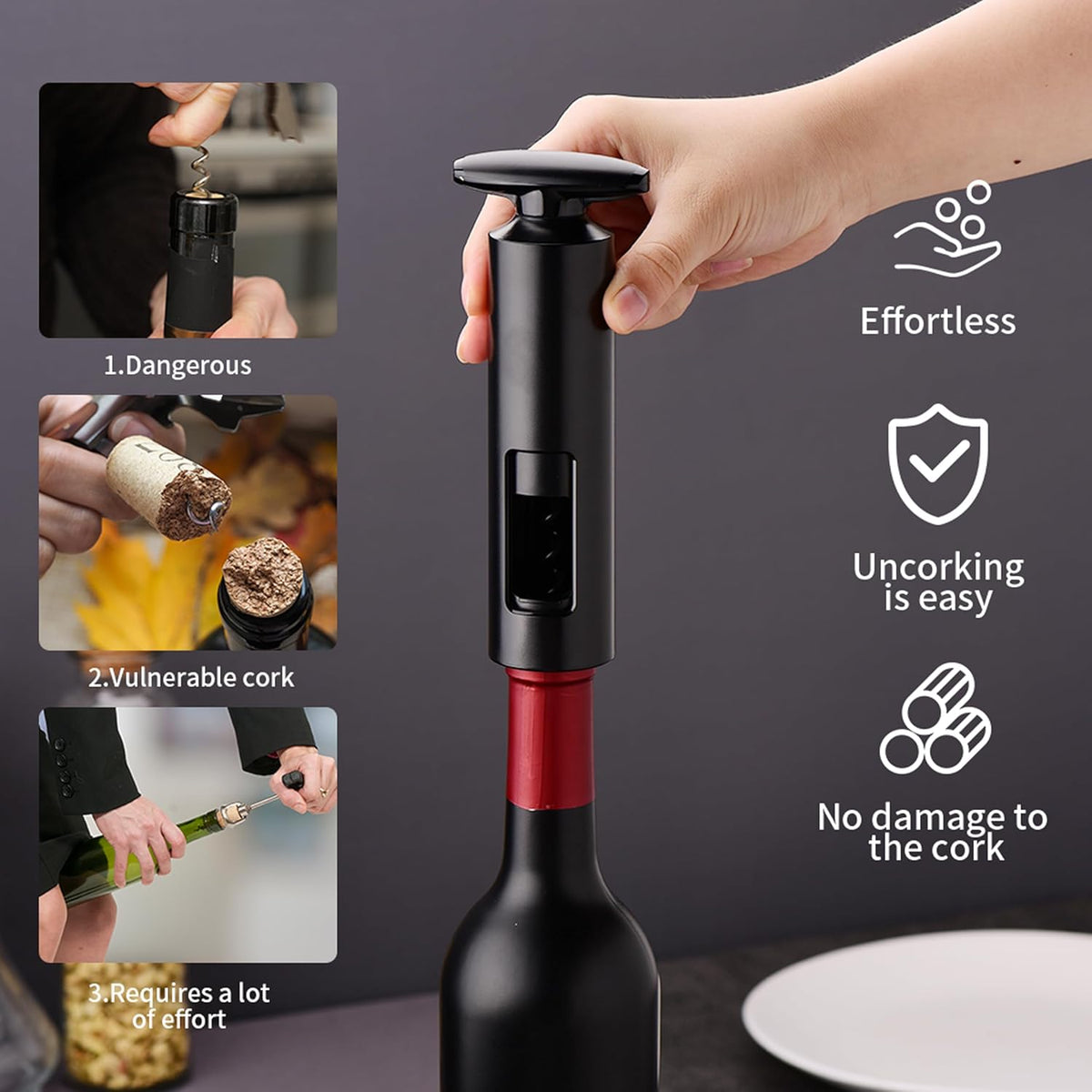 BottleCorkscrew – Handlicher Flaschenöffner mit Korkenzieher