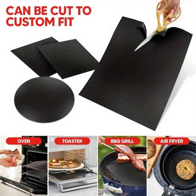 GrillMat Antihaft-Grillmatte auf dem Grillrost platziert