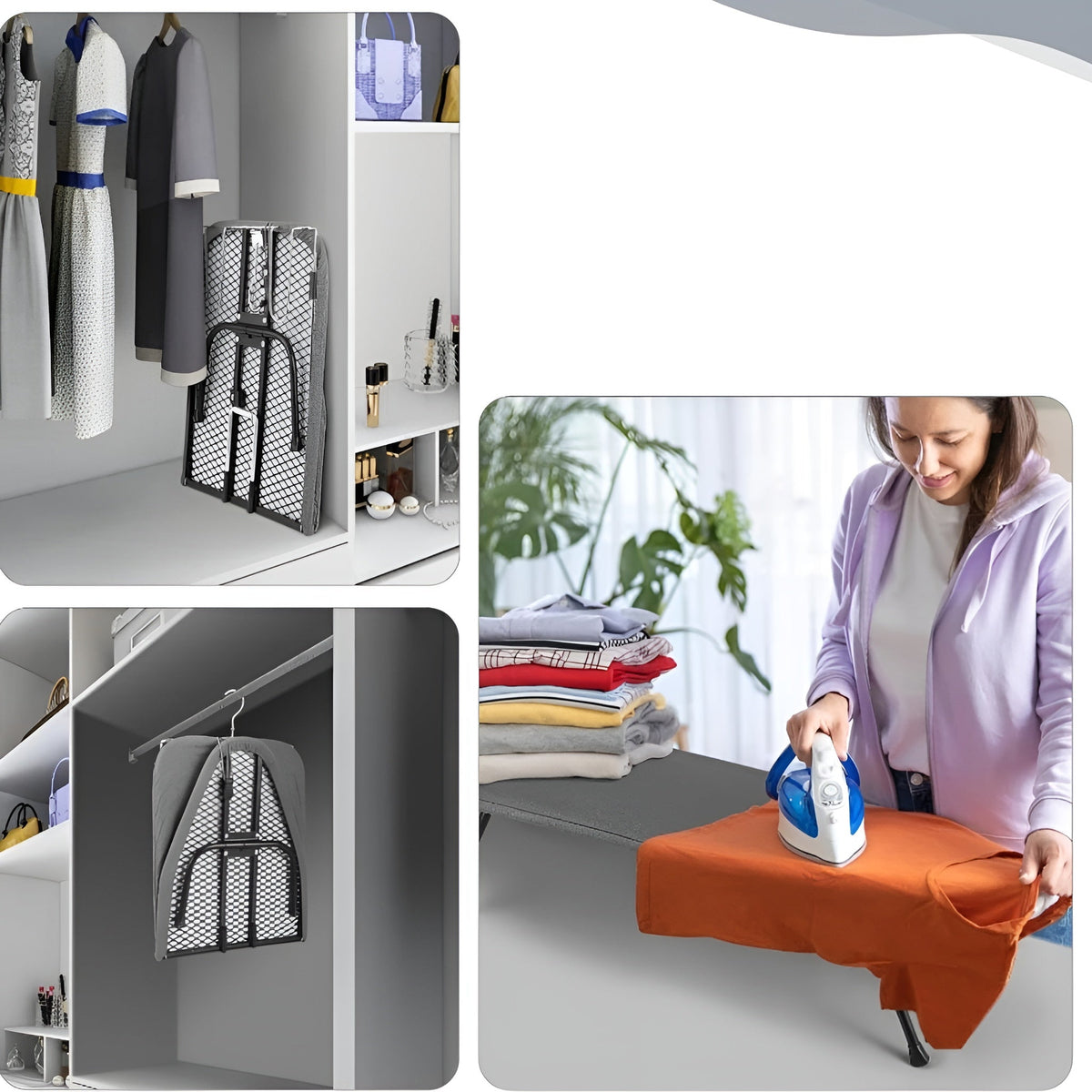 IroningBoard Bügelbrett Faltbar, Hitzebeständig Kompakt