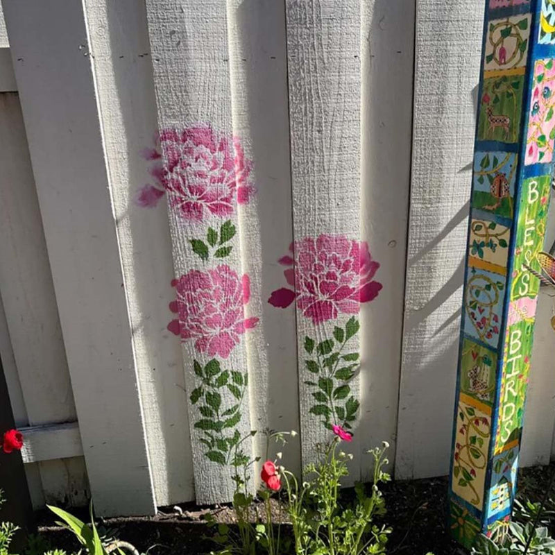 FlowerDecor – Wiederverwendbare DIY-Wandschablonen