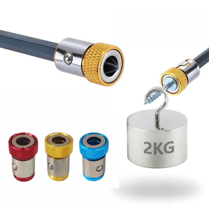ScrewdriverTip Magnetischer Bithalter, Verstellbarer Ring 2er-Set