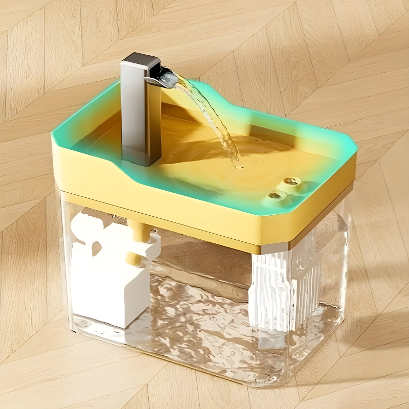 WaterFountain Katze beim Trinken