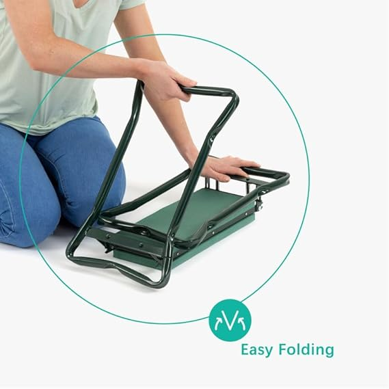 KneeBench lässt sich mühelos zusammenklappen für den Transport