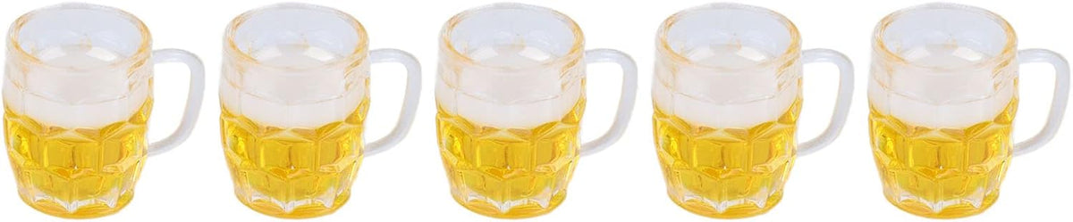 Oktoberfest Mini Bierkrüge Deko, Harz 12er-Set
