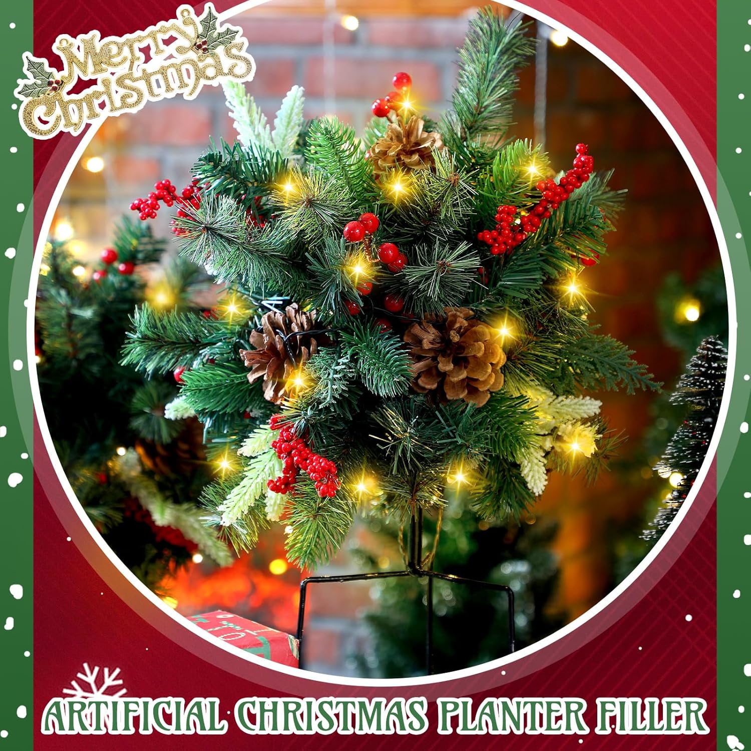 ChristmasBushes – LED-beleuchtete Weihnachtsbüsche für Pflanzgefäße