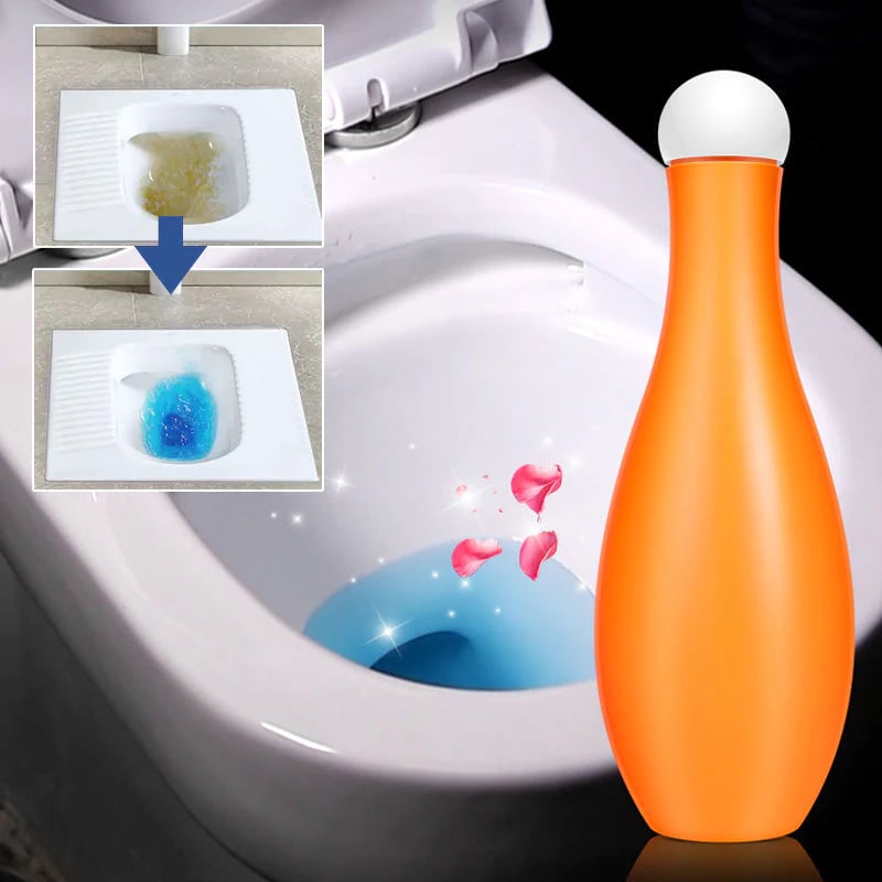 BowlingBubble Blauer Gel-Toilettenreiniger