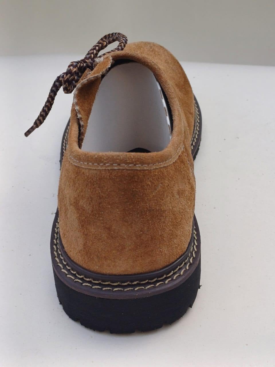 Haferlschuhe Herren Oktoberfest, Trachtenschuhe Wildleder Schwarz