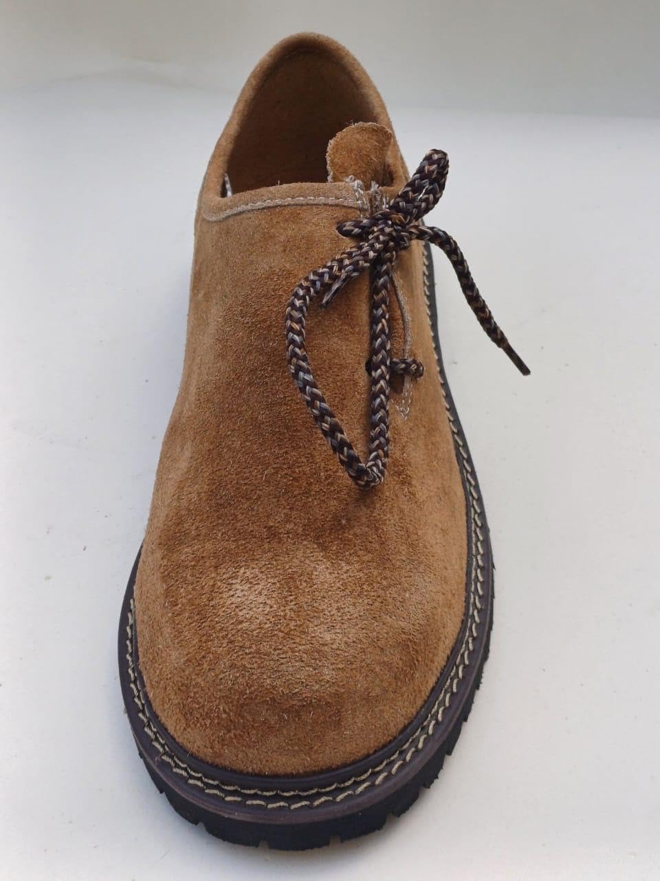 Haferlschuhe Herren Oktoberfest, Trachtenschuhe Wildleder Schwarz