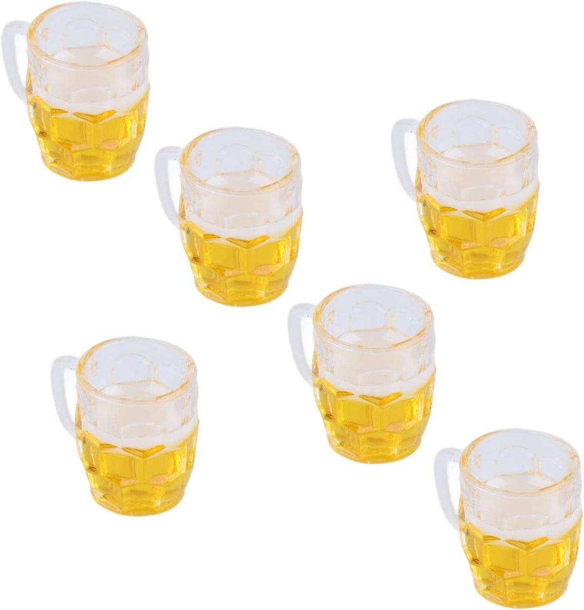 Oktoberfest Mini Bierkrüge Deko, Harz 12er-Set