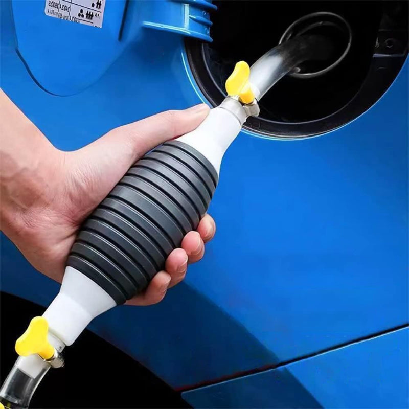 TransferPump – Manuelle Siphon-Kraftstoffpumpe mit Schlauch, 2er Set