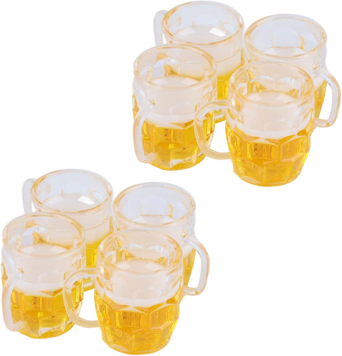 Oktoberfest Mini Bierkrüge Deko, Harz 12er-Set