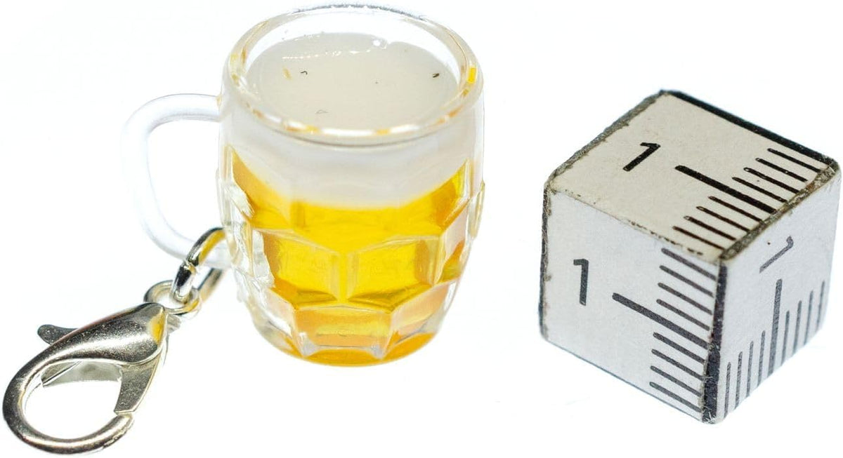 Oktoberfest Bierkrug Charm Anhänger, Schmuck 2er-Set