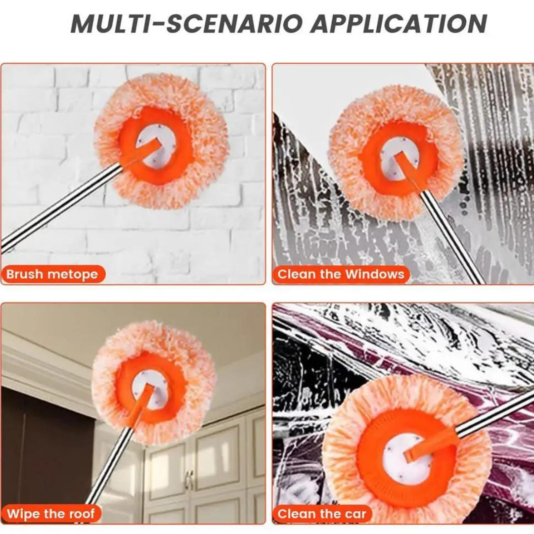 Mop360° Reinigungsmopp Drehbar, Ausziehbar bis 125cm