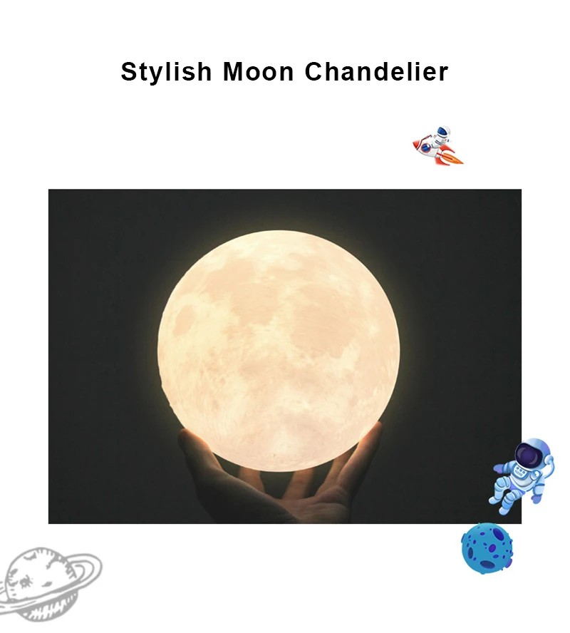 MoonLamp im Raum hängend