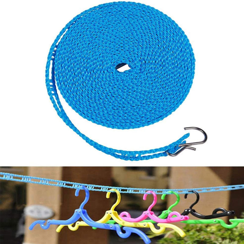 HangingLine – Tragbare Wäscheleine mit Windschutz-Gitter, 5 m