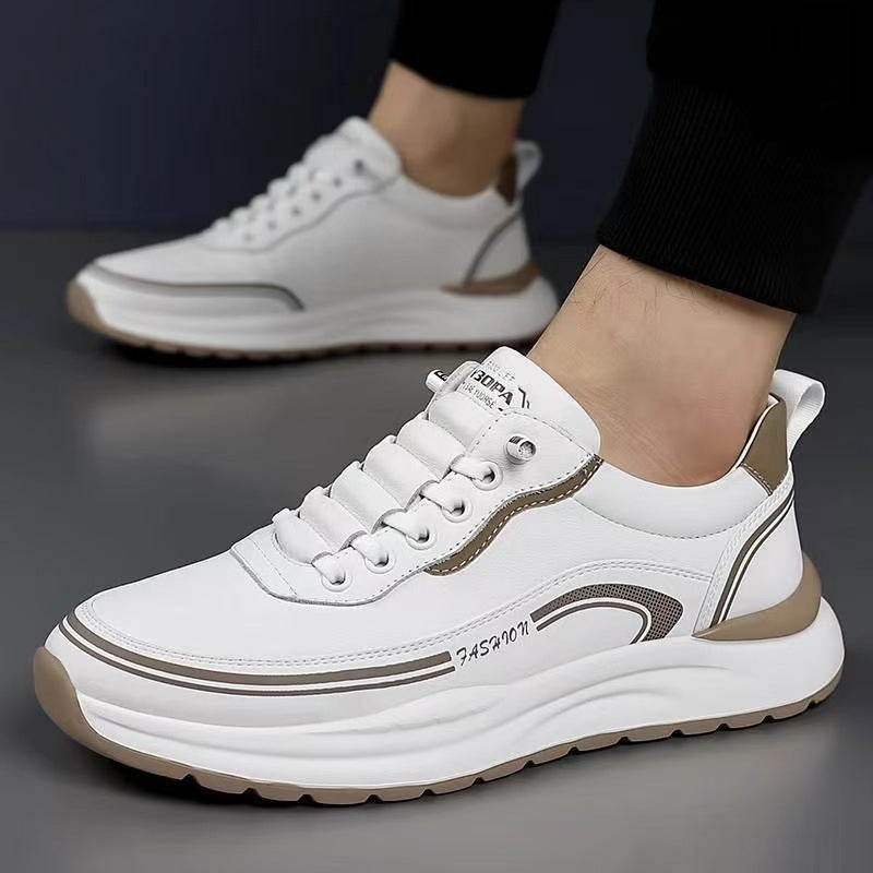 FashionSneakers weiß am Fuß getragen