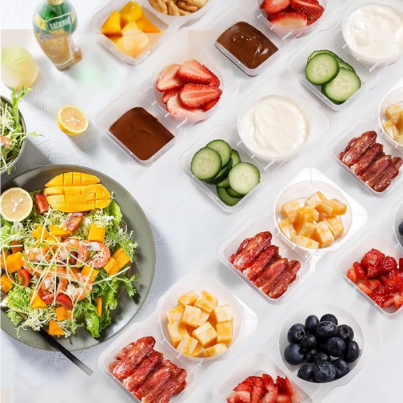FoodContainer Dual-Abteil Snackbox