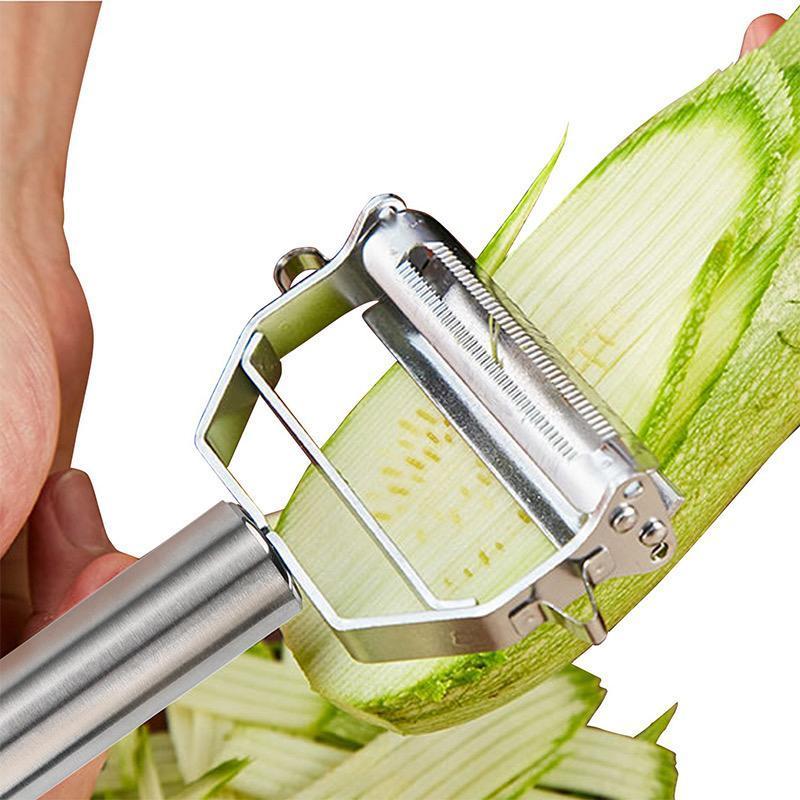 MultiPeeler Edelstahl-Schäler Mit Julienne-Klinge