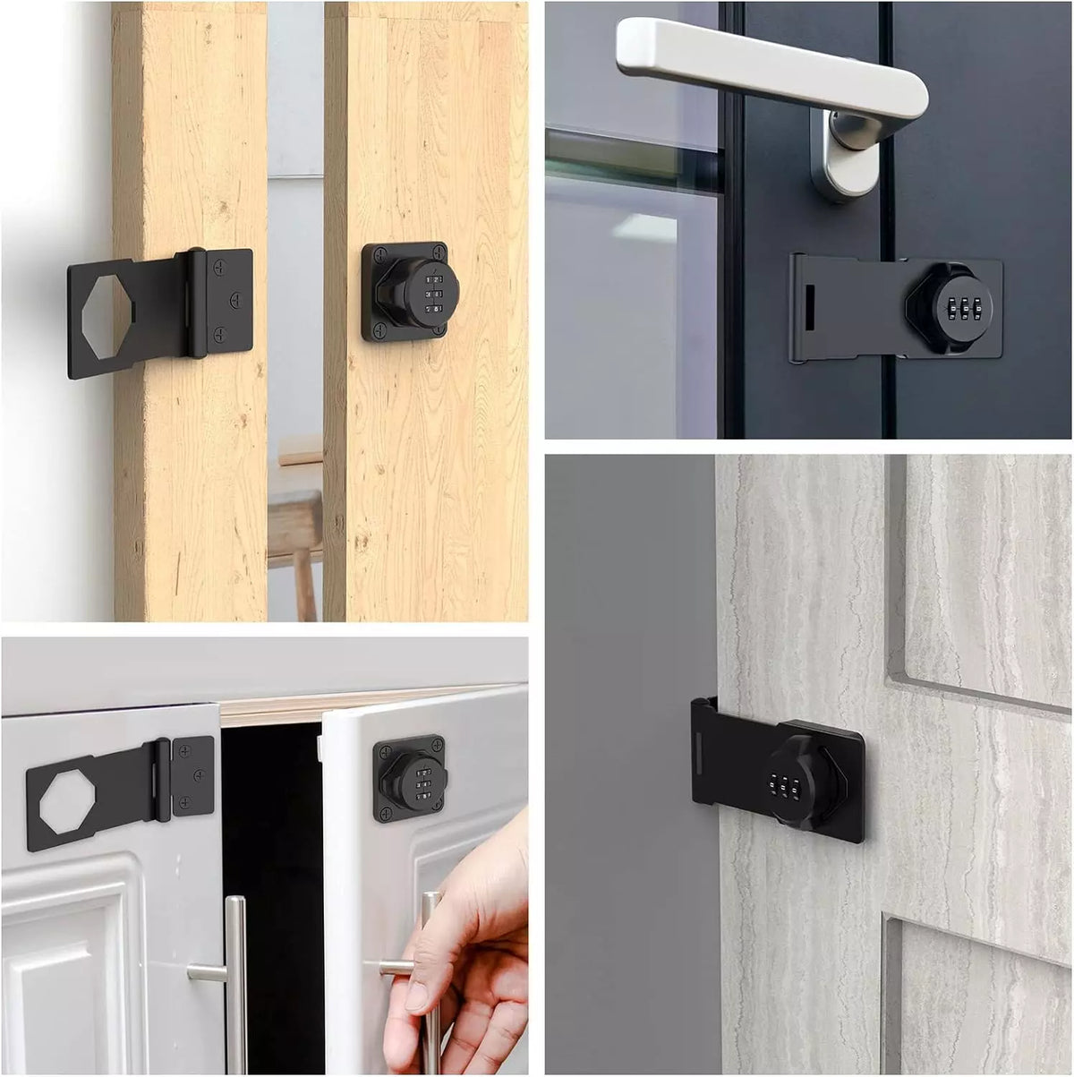 SmartLock 3-Stelliges Kombinationsschloss Mit Einfacher Installation