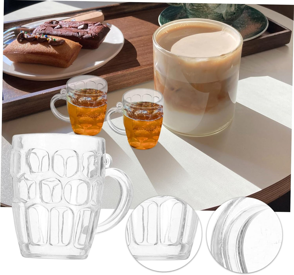 Oktoberfest Mini Bierkrüge Kunststoff, Shotgläser 50er-Set